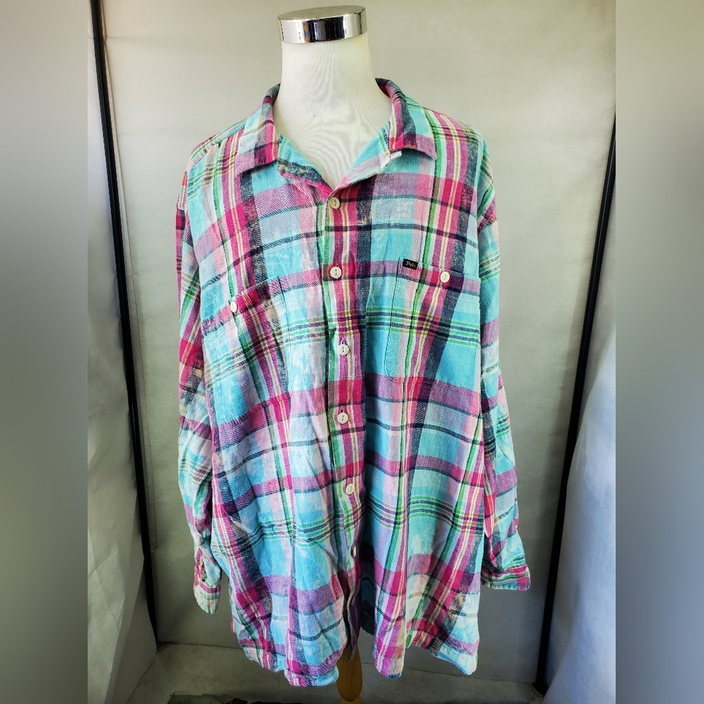 Ralph Lauren Multicolor Plaid Polo Shirt